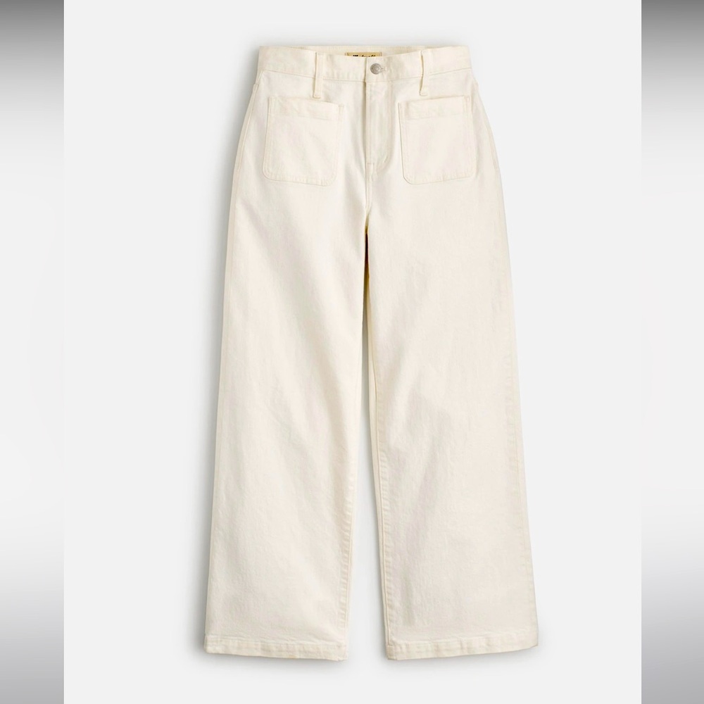 The Emmett Wide-Leg Full Length Jean: Patch Pocket Edition